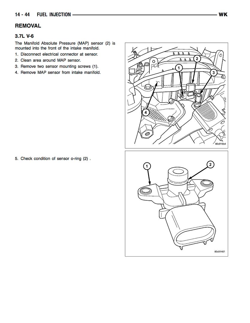 Does Anyone know how to remove MAP sensor WK Jeep? Jeep Enthusiast Forums
